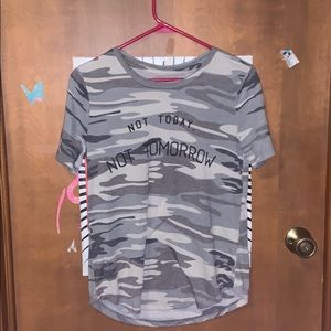 2/$10 Awake Camo Shirt size S